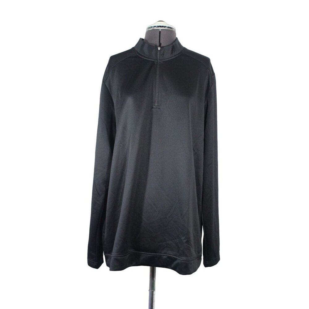 Adidas‎ men's Golf Club 1/4 Zip stand up collar pullover sweatshirt L
